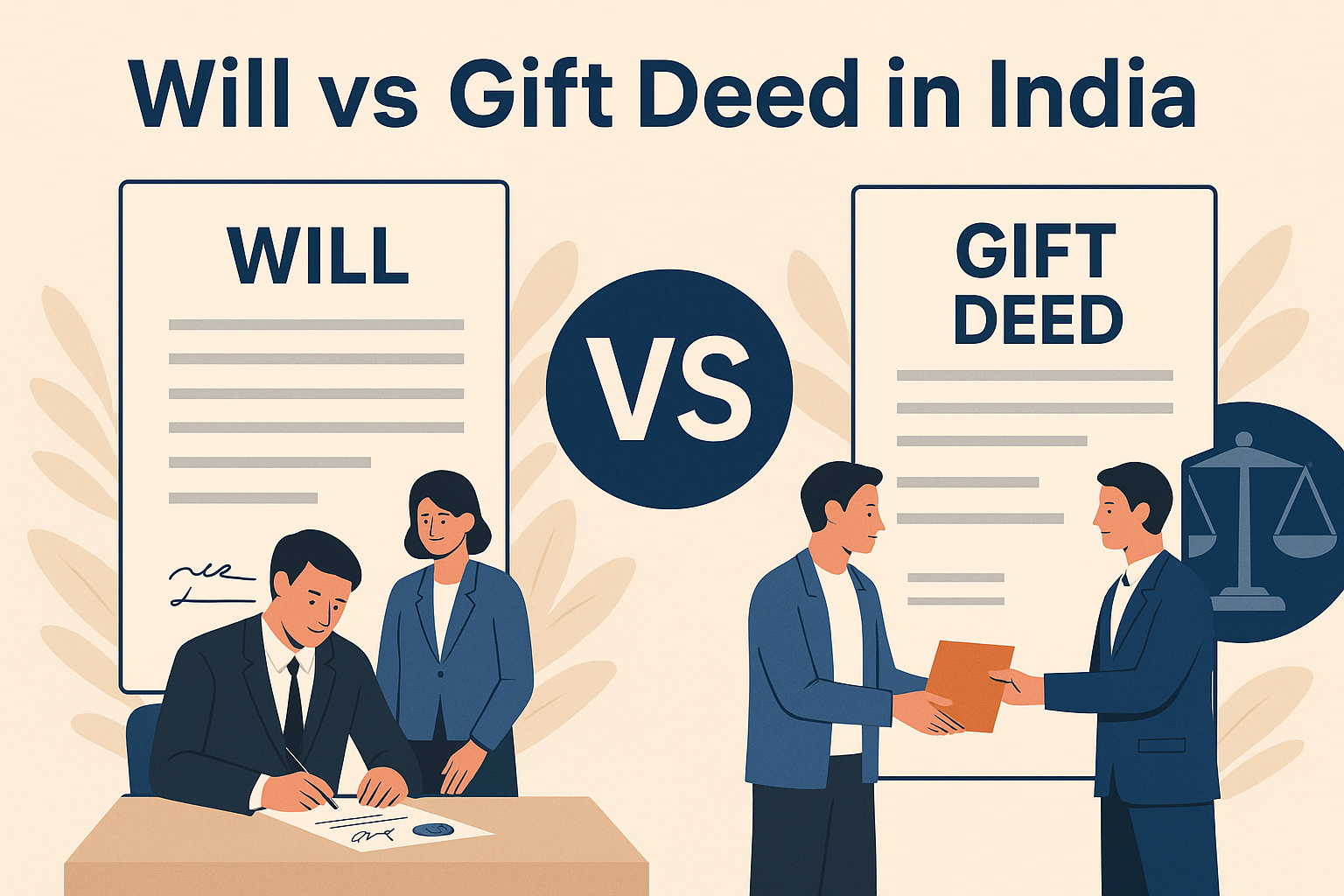 Will and Gift Deed