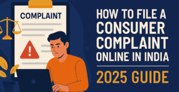 How to file a consumer complaint online in India – Step-by-step 2025 infographic guide